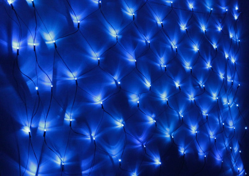 Indoor Outdoor 120/320LEDs Blue Net Fairy Lights – LightsGo, The Creative  Fairy Lights Expert