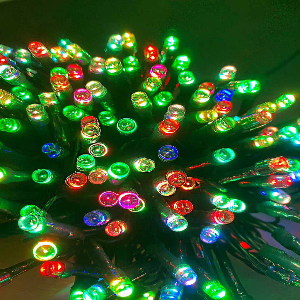 Waterproof 10M 100-300 LED Colour Changing LED Mains Powered Christmas String Fairy Lights