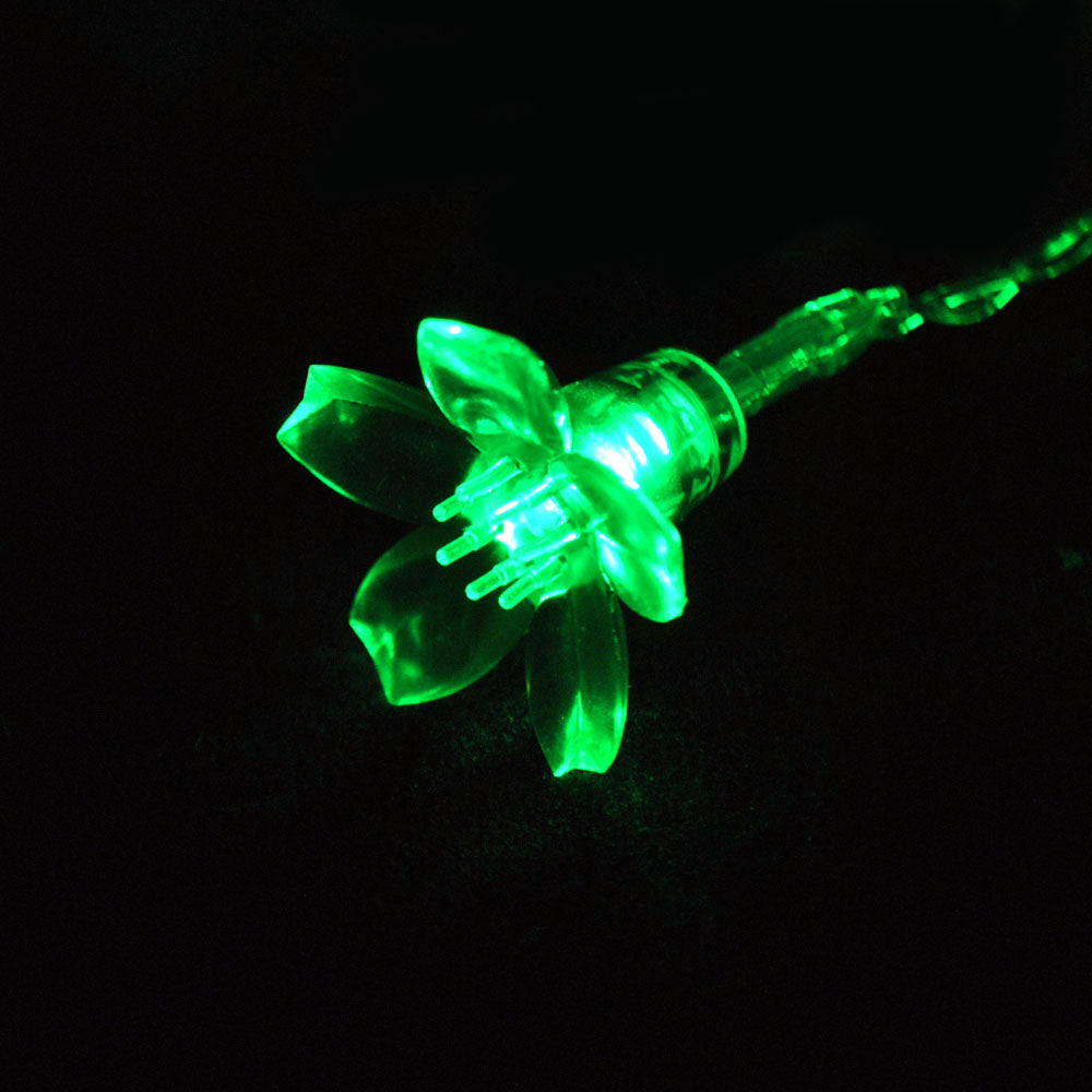 20LED 2 metres USB Powered Green LED Cherry Blossom Fairy Lights