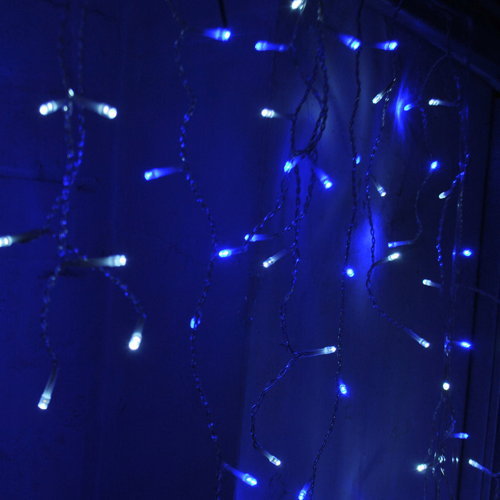 6M/10M/20M    300/400/800LED  Blue&White Icicle Indoor Outdoor LED Fairy Lights