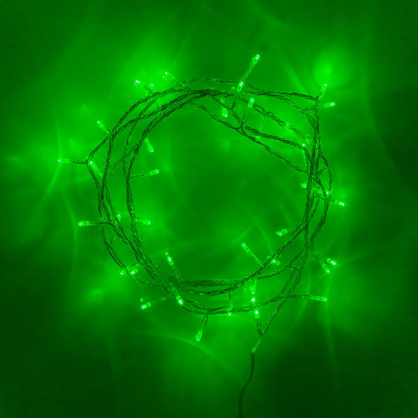 Battery Powered 20LED/40LED Static ON Green Fairy Lights