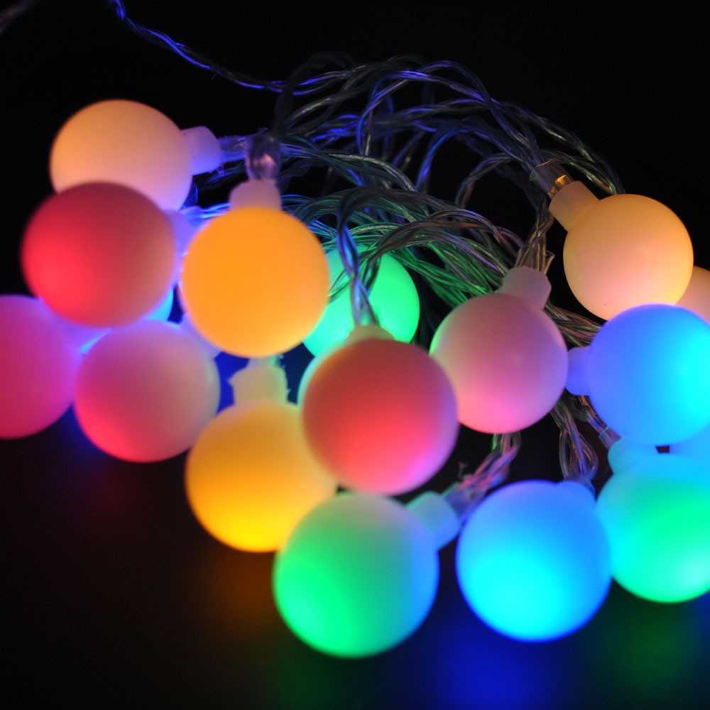 USB Powered Indoor 50LED 5M Multi Colour Berryball LED Fairy Lights