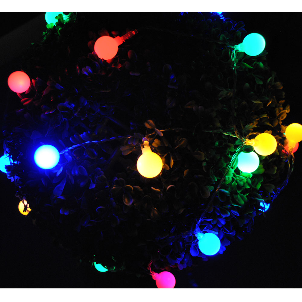 USB Powered 20 LED 2M Multi Colours Berry Ball Indoor LED Fairy Lights