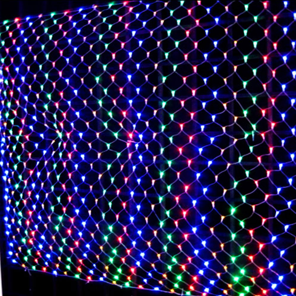 Indoor Outdoor 120/320LEDs Multi Colour Net Fairy Lights