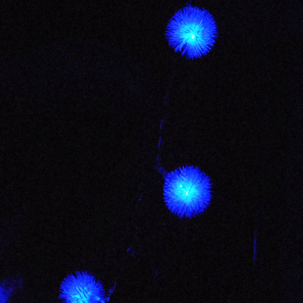 USB Powered 50LED 5M Snowball Indoor Blue LED Fairy Lights
