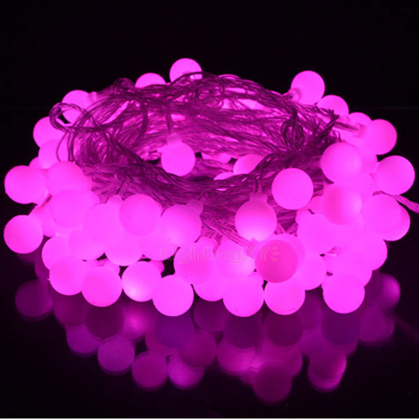 Battery Powered Pink Berry Ball 20/40LED  Static on  Fairy Lights