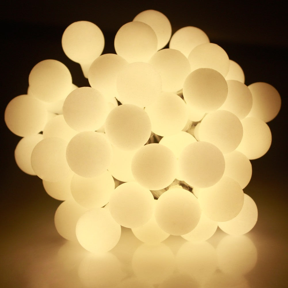 Battery Powered Warm White Berry Ball LED Fairy Lights