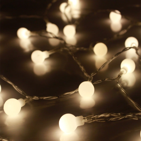 Waterproof 10M 100 LED Warm White Berry Ball Fairy Lights