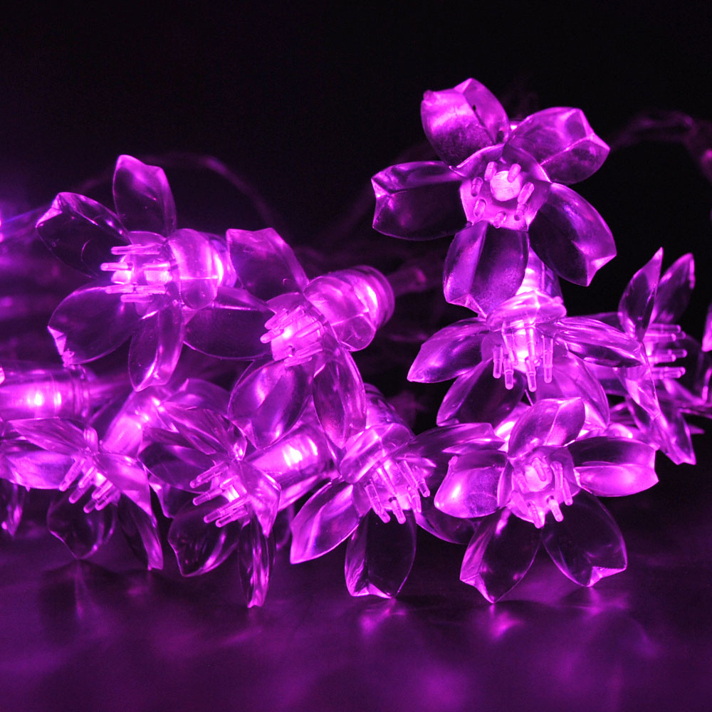 Battery Operated Pink Cherry Blossom 20/40LEDs Fairy Lights