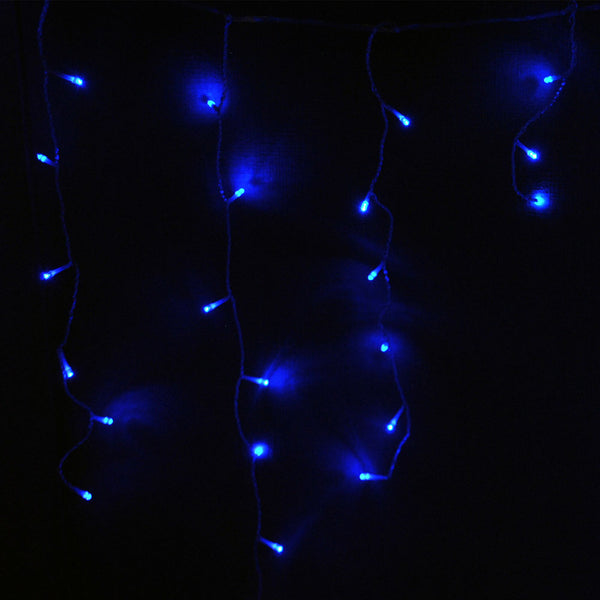 4M/6M/10M/20M  120/300/400/800LED Blue Icicle Indoor Outdoor LED Fairy Lights