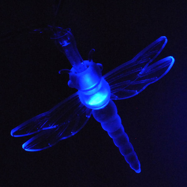 Battery Powered Dragonfly 20/40LED Blue Fairy String Lights
