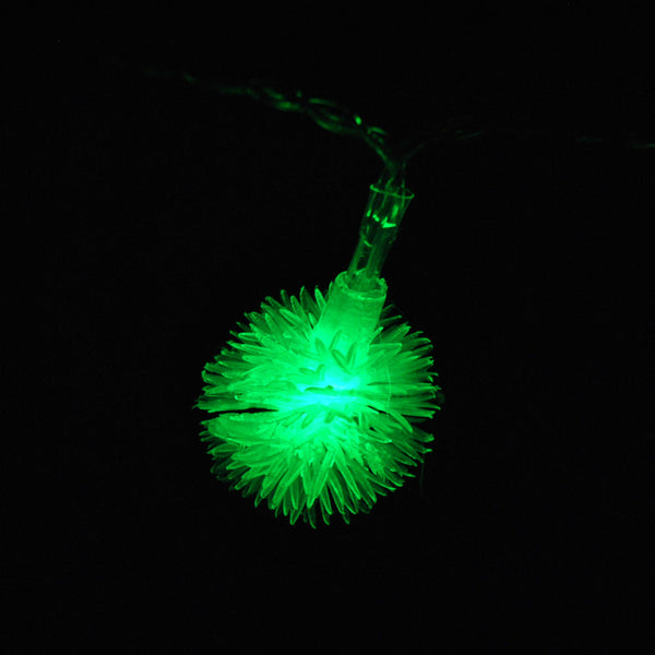 USB Powered 20LEDs 2M Green Snowball Shape Indoor LED Fairy Lights