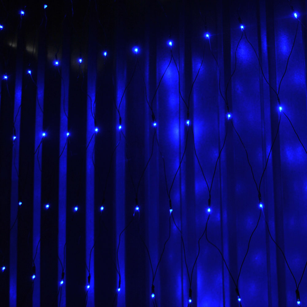 Indoor Outdoor 120/320LEDs Blue Net Fairy Lights
