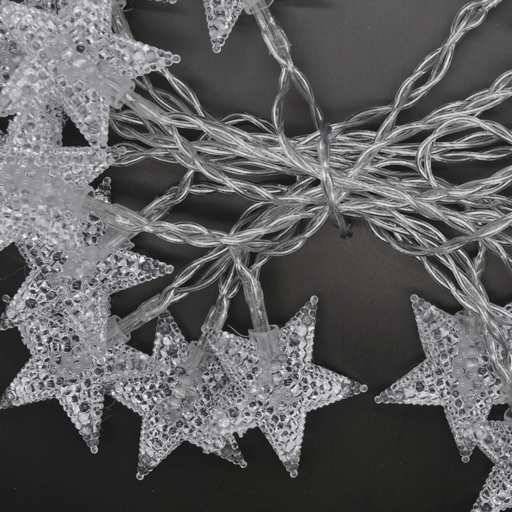 Pink star best sale fairy lights